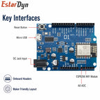 Estardyn ESP8266 WiFi Shield WeMos D1 ESP-12F ESP-12E Expansion Board Module for Smart Home IoT Programming