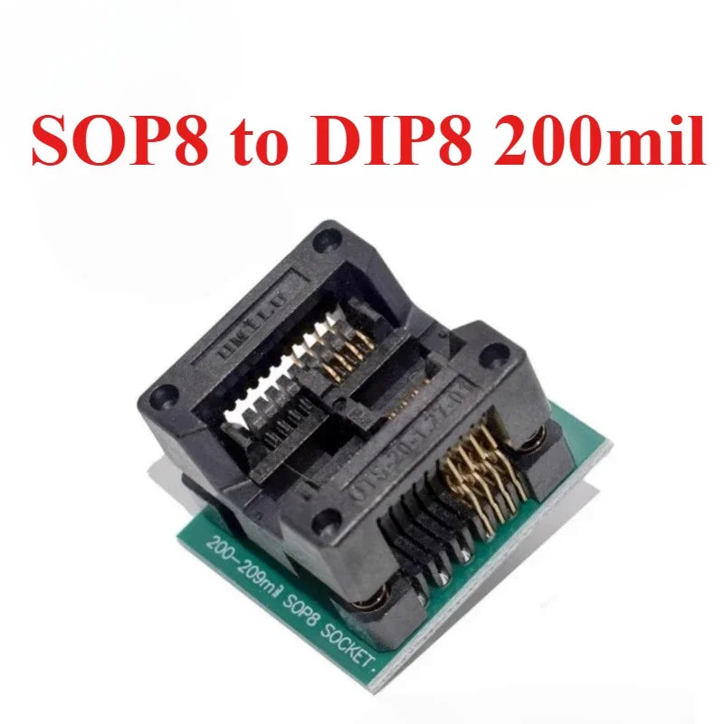 1PCS  CH341A CH341B 24 25 Series EEPROM Flash BIOS USB Programmer Module SOIC8 SOP8 Test Clip For EEPROM 93CXX / 25CXX / 24CXX