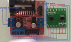 Dual Axis Solar Tracker Sensor + L298N Motor Drive Board Automatic Tracking 12V