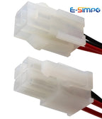 5557 5559 4.2mm/0.165" Automobile Harness Connector 2/4/6/8/10-24 Pin 30cm Electric Motorcycle Controller Male Female Plug Wire