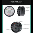 ELECALL EM2000 Differential Pressure Gauge Pa/Kpa/psi/mmH₂O for Air Gas Meters Barometer Pressure for Clean Room