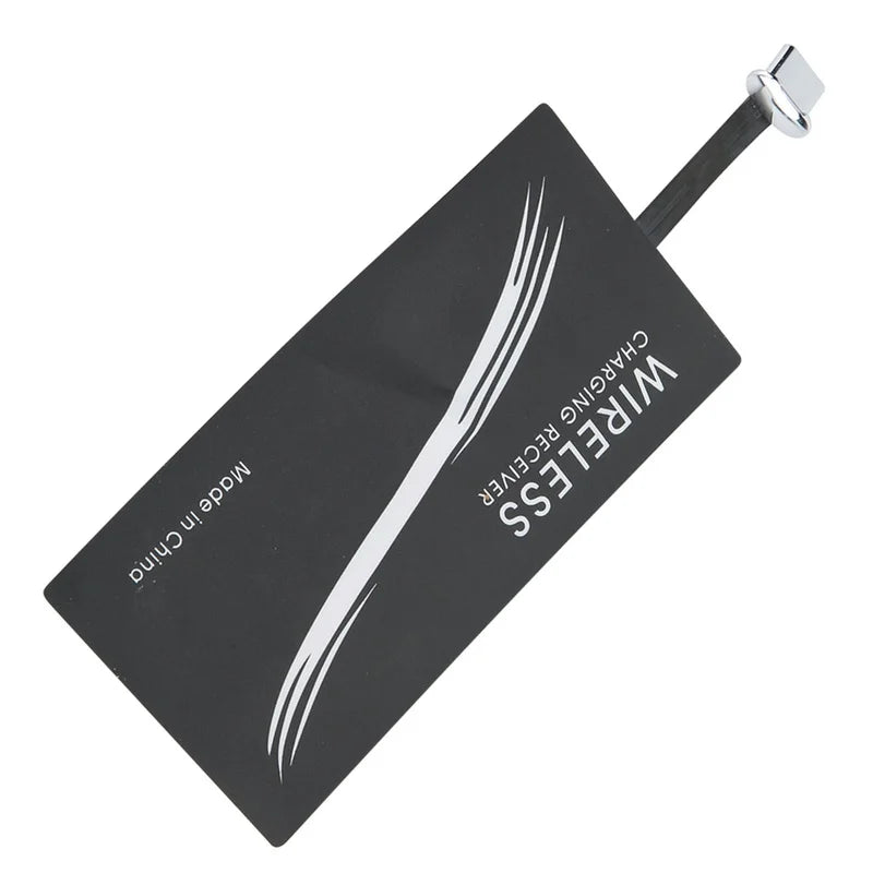 2PCS Universal Type‑C Wireless Charger Adapter Mobile Phone Sticker Charging Receiver