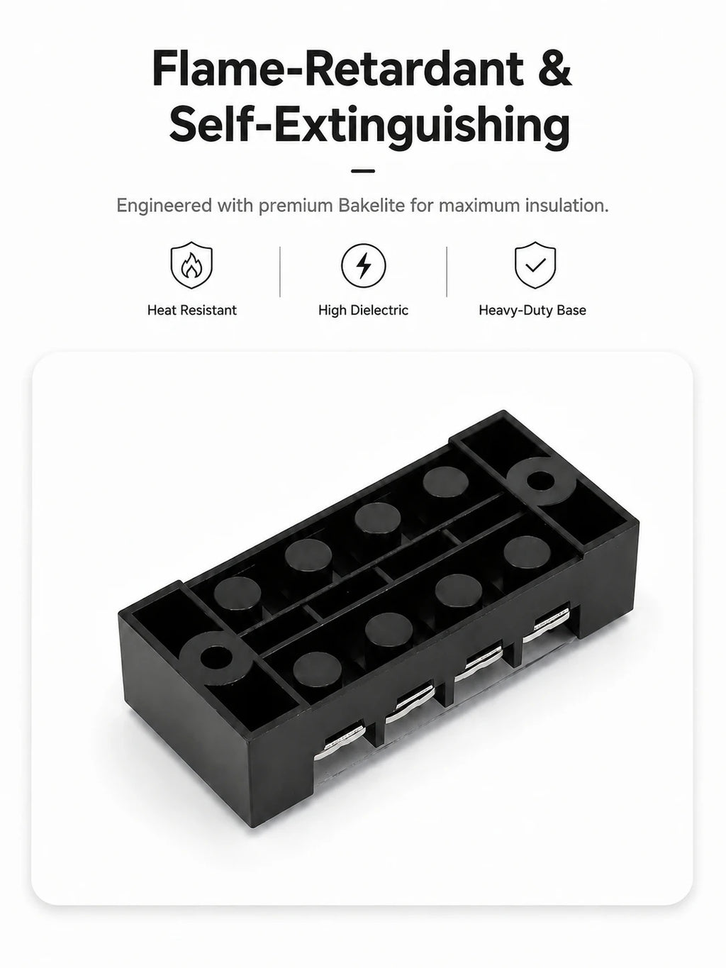 Screw Terminal Block TB Series Dual Row Barrier Strip 3/4/5/6/8/10/12P 15A 25A 45A 600V Panel Mount Electrical Wire Connector