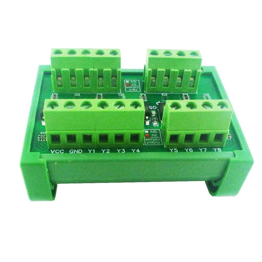 8CH Opto Isolated Level Converter Module NPN PNP 3.3V 5V 12V 24V for Arduino PLC Raspberry Pi MCU 3000V Isolation