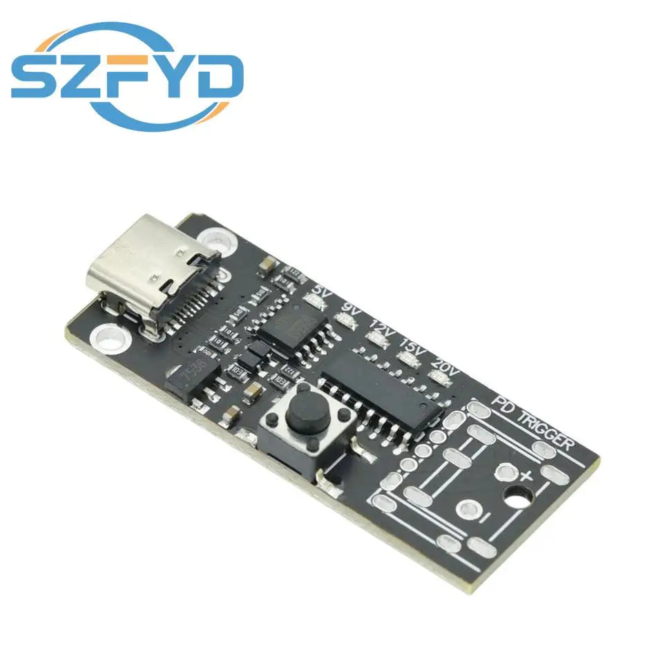 100W 5A USB-C Fast Charge Trigger Board Module PD/QC Decoy Board Fast Charge USB Type-C PD 2.0 3.0 Boost Power Module CMTPD