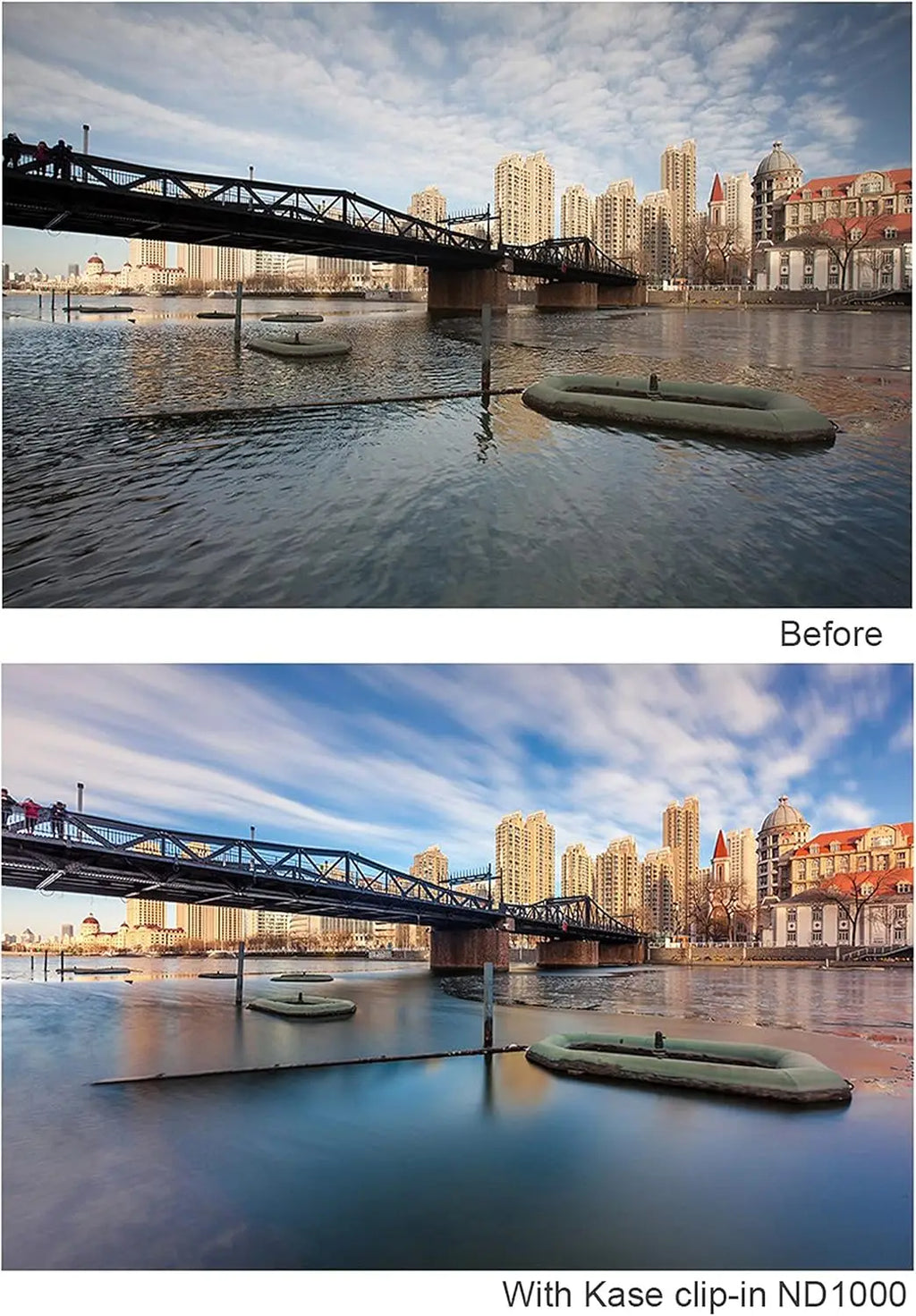 Kase Clip-in ND1000 ND Filter Compatible Sony A7 A7R A7S A9 FX3 A1 A7CR Built-in Neutral Density Filter No Vignetting