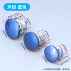 16mm 19mm 22mm Mushroom Type Colour Metal Push Button Switch Waterproof Self-reset/Momentary Screw/Welding Pin