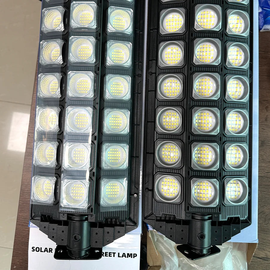 Powerful 150000W LED Solar Lights Outdoor Motion Sensor Solar Street Lamp Remote Control IPX67 Waterproof Street Garden Lantern