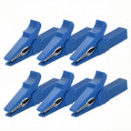 4mm Multimeter Pen Cable Probes Alligator Clip 55mm Battery Test Crocodile Clamp Connector for Banana Plug Alligator Clip 6pcs