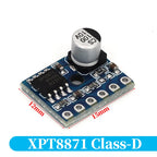 5128 Amplifier Board 5W Class D Digital Amplifier Board Mono Audio Module Low Distortion VS88715V DC2.5-5.5V LTK5128 Class AB
