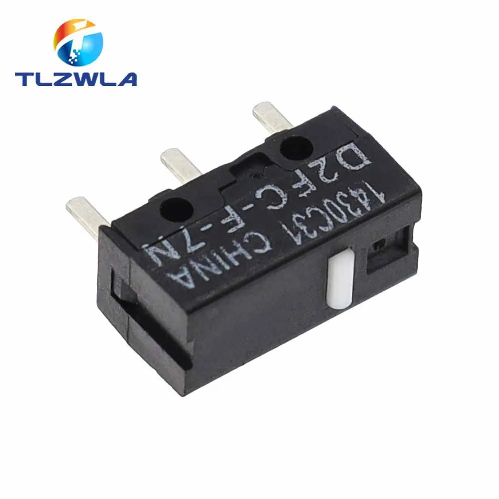 10PCS New Authentic For 5Million times Mouse Micro Switch D2FC-F-7N Mouse Button Fretting D2FC-E-7N D2FC