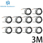 1/10PCS DS18B20 Waterproof Thread Temperature Probe Temperature Sensor Stainless Steel Package 1/2/3/5/10Meter For Arduino