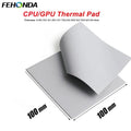 FEHONDA Thermal Pad 6W/mk Soft Thermal Silicone Pad 0.5/0.75/1.0/1.5/2.0/2.5/2.75/3.0/3.5/4.0mm Thermal Pads for GPU CPU PS4