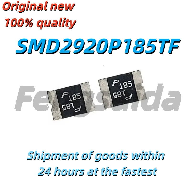 (10 Pieces) Brand New SMD2920P185TF Self-Resetting Fuse 1.85A 33V Silk Screen P185 Chip Resettable 1850mA