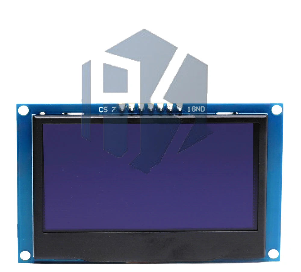 GREAT IT  2.42" 2.42 inch LCD Screen White BLUE 128x64 OLED Display Module IIC I2C SPI Serial for C51 SPD0301
