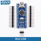 Mini / Type-C / Micro USB Nano 3.0 With the bootloader compatible Nano controller for arduino CH340 USB driver 16Mhz ATMEGA328P