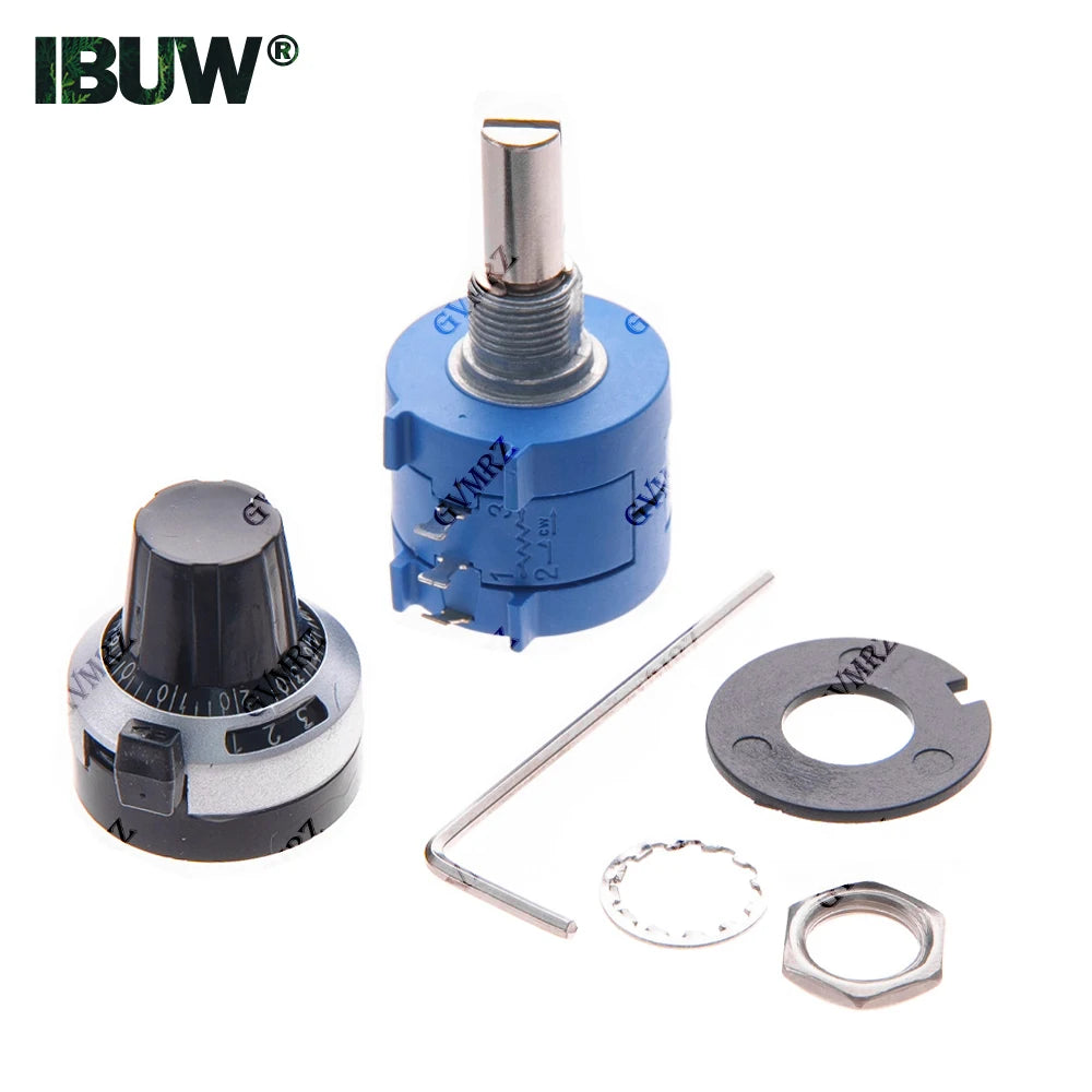 3590S 1K 100K 10K 200R 20K 2K 500R 50K 5K Precision Potentiometer Wirewound Variable Resistor Multi-Turn