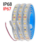 IP68 IP67 Waterproof LED Strip Light 2835 12V 24V DC Natural Warm White 120LED/m Super Bright Flexible Led Tape Lamp 0.5m 5m 10m