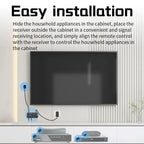 Infrared Repeater Extender Kit, Hidden IR Remote Extender Set, Suitable for Remote Control Extender Kit of Infrared Devices-LD