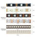 WS2815 Smart Full Color RGB LED Lights Strip 1M-5M 30/60/74/96/144 LEDs/m Individually Addressable IC LED Strips IP30 IP65 IP67