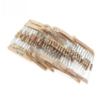 200PCS 5% 1W Carbon Film Resistor Assorted Kit 20 Values 10 Ohm-1M Resistor Pack 6.8K 10K 22K 47K 68K 100K 470K 1M Ohm