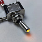 1Pcs 12V 20A Illuminated LED Toggle Switch Auto Car Boat Truck Red Blue Green Yellow White
