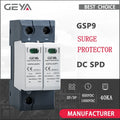 GEYA GSP9 DC Surge Protector PV SPD 600V 1000V 20KA 40KA SPD 2P 3P Surge Protective Device Lightning Protection