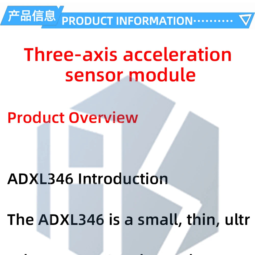 ADXL345 Alternative GY-346 Sensor Module - ADXL362/ADXL346 I2C/SPI Interface for Arduino Compatible