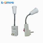 1pc E27 Light Socket Lamp Base EU US Plug Light Holder Bulb Adapter Light Socket Energy Saving Light Bulb Adapter Plug Switch
