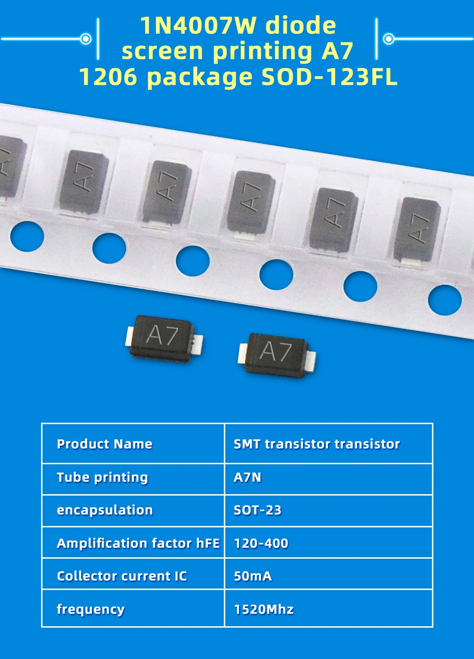 20PCS M1 M2 M4 M7 S4 SMA 1A 1N4001 4002 4004 4007 SS12 SS310 RS1M RS2M ES1D ES1J US1M SMD Schottky Rectifier Diode DO-214AC