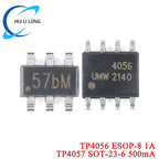 100pcs/5pcs TP4057 57bM SOT-23-6 SOT23 500mA TP4056 4056 ESOP-8 1A Battery Power Management Chip IC Controller New Original