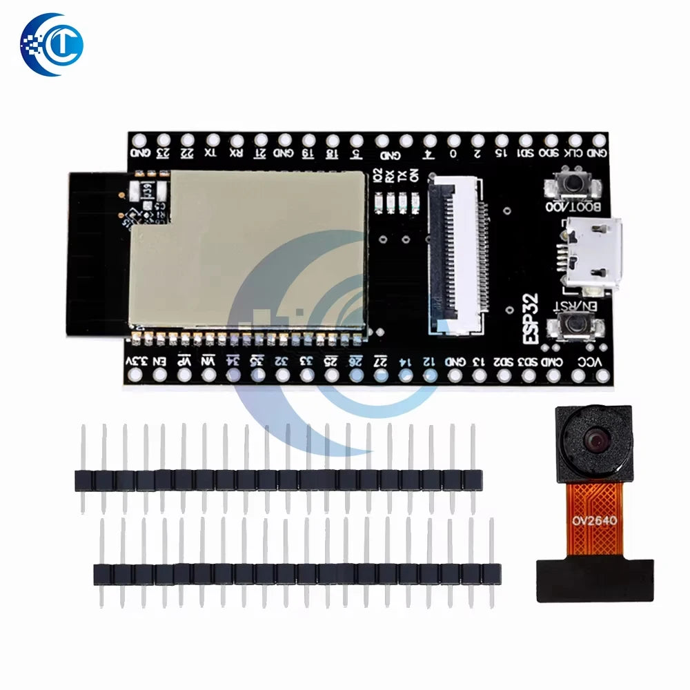 ESP32-W-ROVER Board with Camera ESP32 CAM Camera Module Wi-Fi Bluetooth Module for Arduino IDE C Python Code GC2640