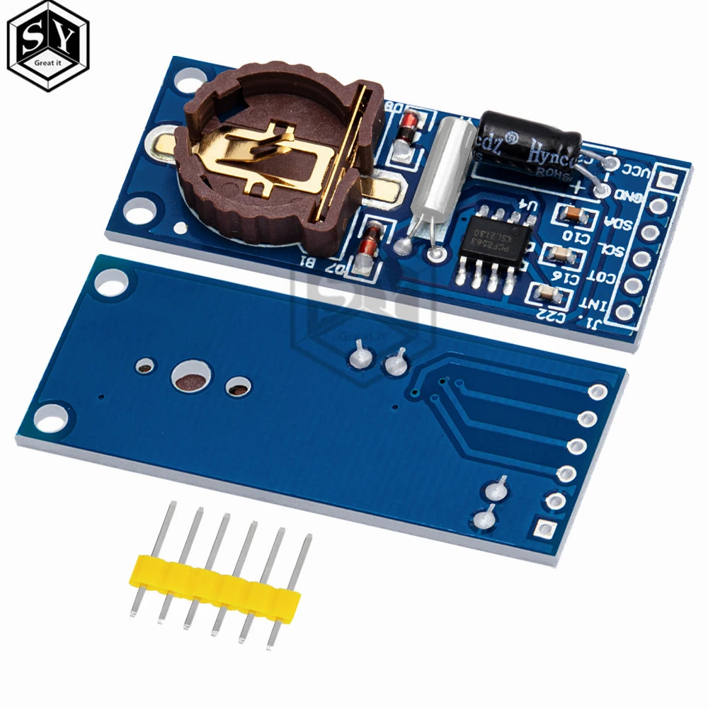 1PCS  New PCF8563 PCF8563T 8563 IIC Real Time Clock RTC Module Board Good than DS3231 AT24C32 3.3V