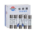 100pcs ceramic fuse 5mm x 20mm slow melting R054 AC250V 0.5A, 1A, 2A, 3A, 4A, 5A, 6A, 8A, 10A, 13A, 15A, 16A, 20A, 25A