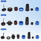 SP13 Connector Waterproof IP68 2pin 3pin 4pin 5pin 6pin 7pin Docking Male Plug Female Socket Cable Plug and Socket Connectors