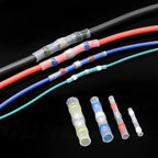 Solder Seal Wire Connectors 3:1 Shrinkage Rate Waterproof Electrical Cable Terminals Heat Shrink Tube Electrical Butt Splice