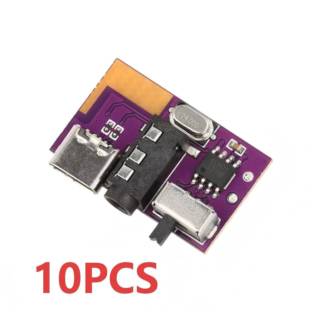 1-10 PCS DIY BT Audio Receiver Board DC 3.5V-5V 5W Mono Amplifier Decoder Board MP3 Player TWS 3.5mm AUX Speaker Stereo Module