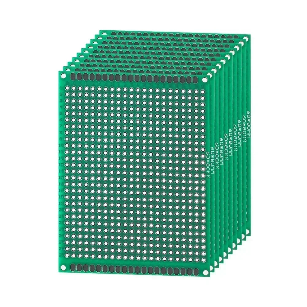 Universal PCB Circuit Protoboard Double Sided Breadboard 2x8 3x7 4x6 5x7 7x9CM Stripboard Prototyping Board DIY Electronic Kit