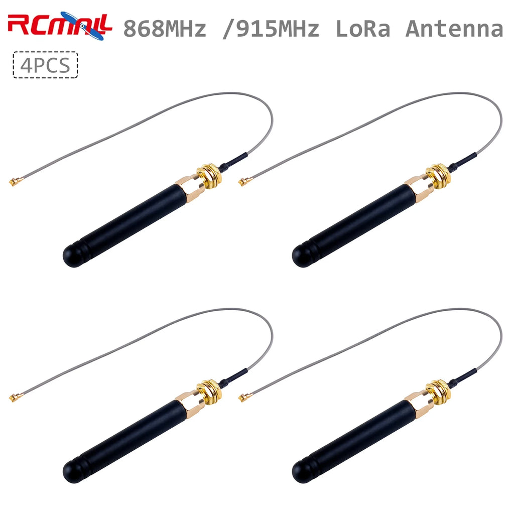 4PCS 868MHz 915MHz LoRa Antenna U.FL/I-PX to SMA Connector Antenna for Lora Board IOT Lora32u4 II Wifi Lora32 Lora Module