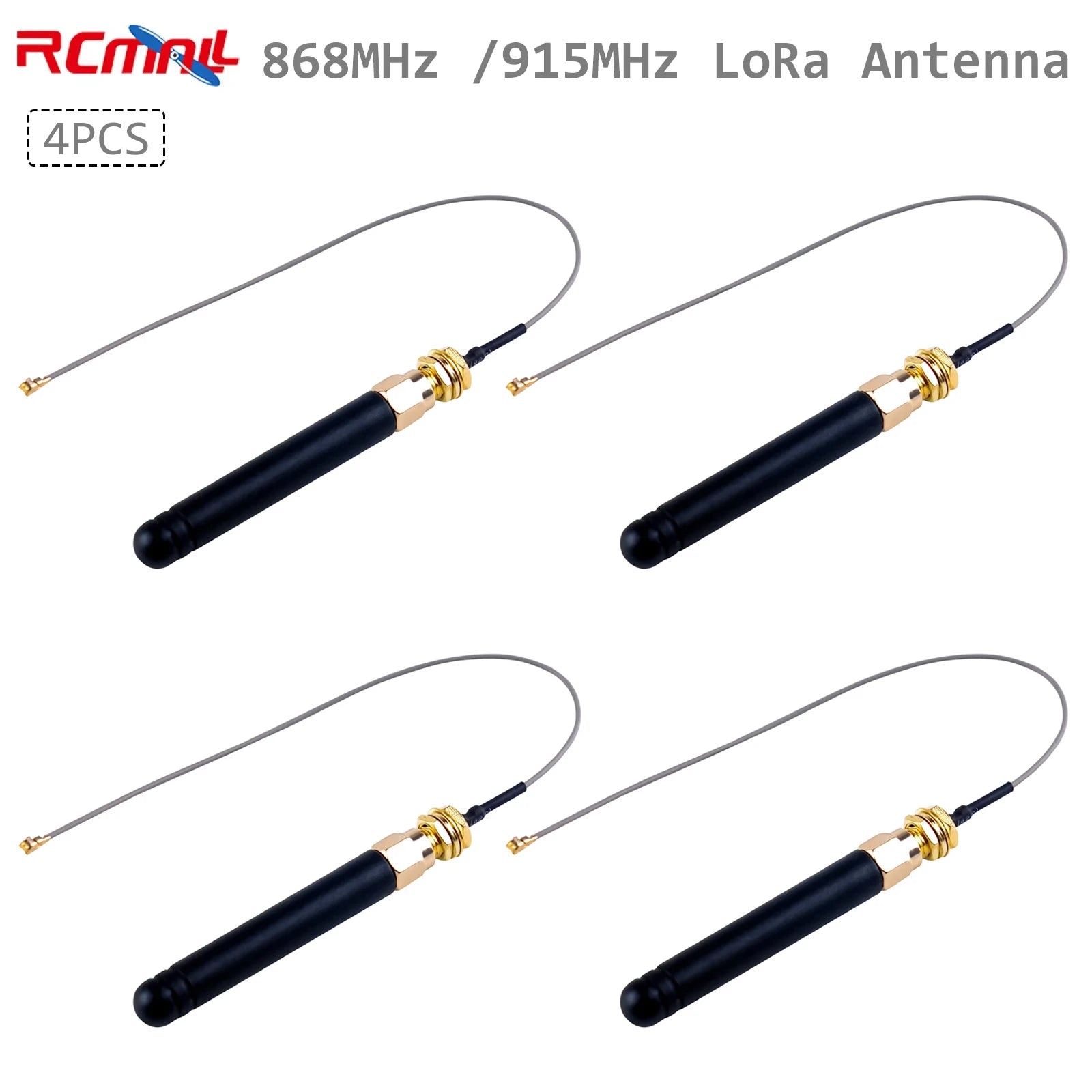 4PCS 868MHz 915MHz LoRa Antenna U.FL/I-PX to SMA Connector Antenna for Lora Board IOT Lora32u4 II Wifi Lora32 Lora Module