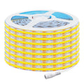 DC12 24V COB LED Strip Light 528Leds/m Flexible Tape Ribbon High Density Linear Lighting 3000-6500K RA90 Led Lights Room Decor