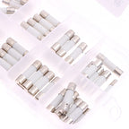 100Pcs Ceramic Fuse  5MM X 20MM Slow Blow T 0.25A 0.5A 1A 2A 3A 5A 8A 10A 15A 20A 250V Ceramic Fuse