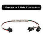 LED Strip Mini TTL Signal Amplifier Repeater 1 TO 2/4/8 For WS2812B WS2811 SK6812 3Pin RGB Addressable Pixel Light Module 5-24V