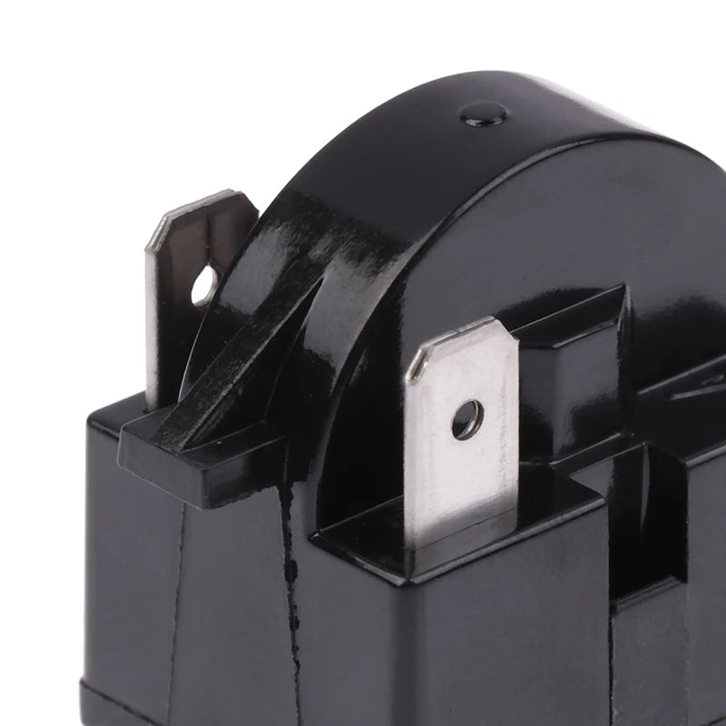 *Refrigerator Compressor PTC Start Relay Refrigerator Starter Overload Protector 1/2 Pin 15 Ohm 1/6H Replacement Protector