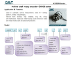 CALT GHH38 Hollow Shaft Encoder Through Hole Incremental Rotary Pulse Encoder 400PPR 600PPR 1000PPR 1024PPR 2500PPR