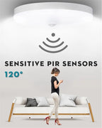 Led Ceiling Lamp With Motion Sensor 110-220V Human Infrared Smart Room Lamp 20W 40W Ceil Lamps For Entrance Balcony Corridor