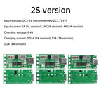 Type-C BMS 2S 3S 4S 1A 2A 4A 18650 Lithium Battery Charger Board Step-up Boost Module Li-Po Polymer Li-Ion Charger 8.4V 12.6V