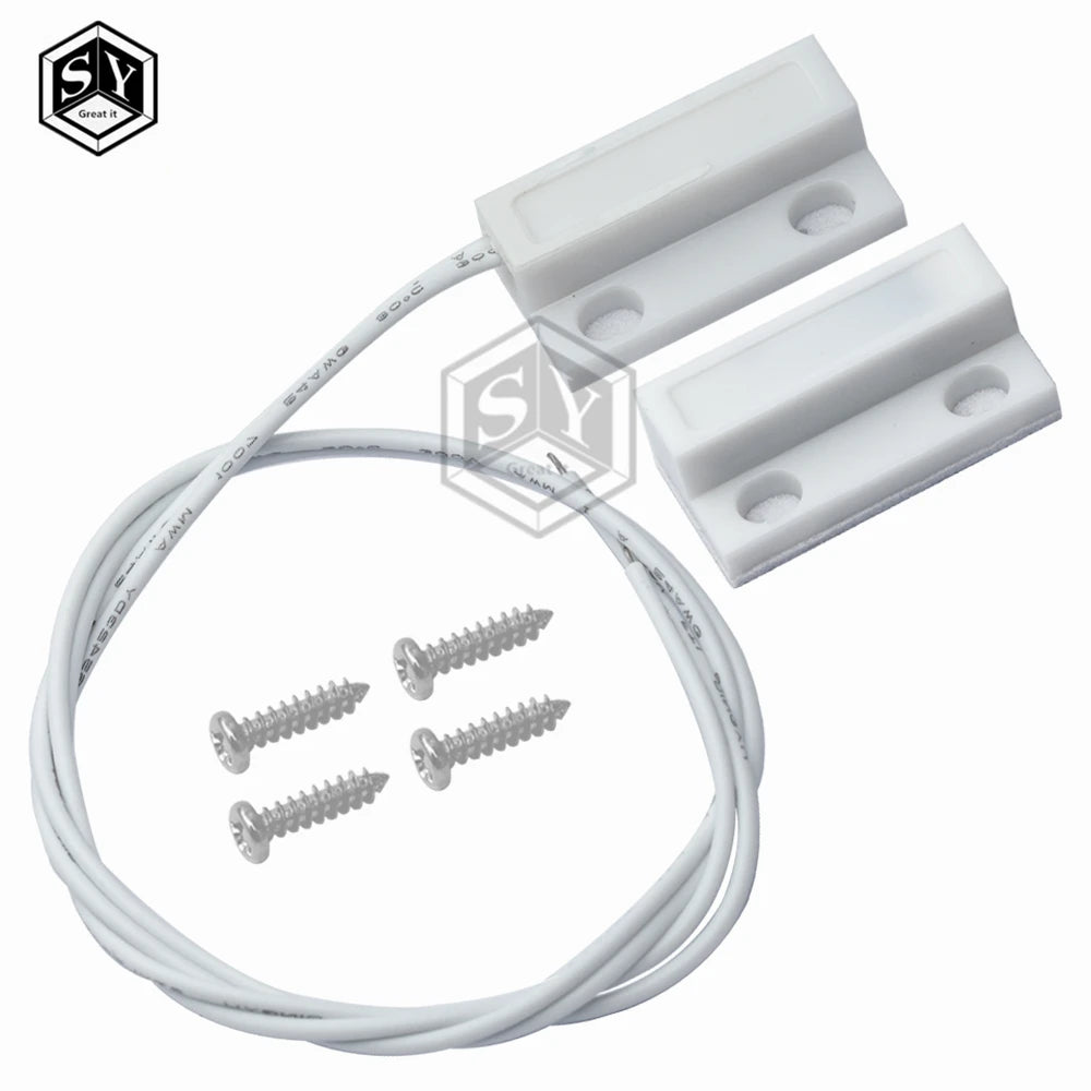 MC-38 MC38 Wired Door Window Sensor 30mm Wire Lengthen Randomly Magnetic Switch Home Alarm System for arduino