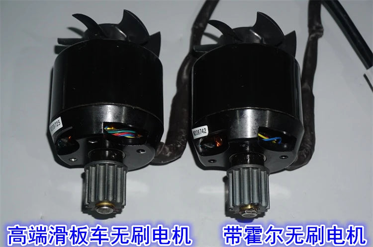 Top-Quality 24V Imported Electric Skateboard Motor 56mm Diameter 130KV Brushless Motor with External Rotor and Hall Sensor