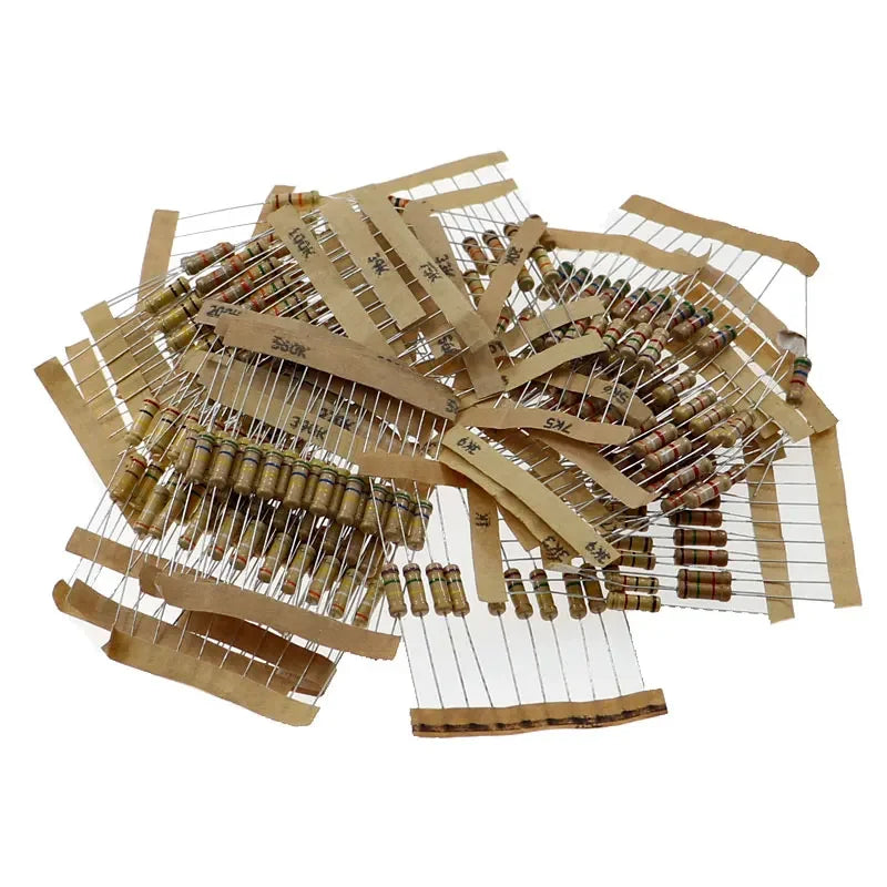 200pcs/lot 20Value 1W 5% Resistor Assortment Kit Set 10 ohm - 1M Carbon Film Resistor package